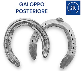 Kerckhaert EXTRA SOUND Galoppo Alluminio Hind una Clip