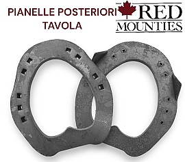 Red Mounties CLASSICA Pianella in Ferro Hind due Clip