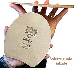 DePlano Solette Cuoio Rialzate
