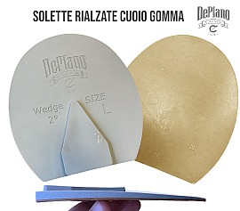 DePlano Fusion Cuoio Gomma Frog Support Pads WEDGE 2