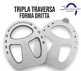 Deltacast STAR SHOES Trotto Pianella Alluminio Forma dritta