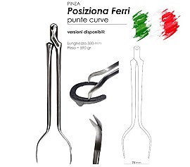 Icar Compasso Per Posizionare il Ferro Punta curva