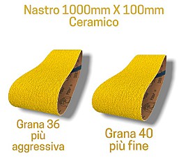 Sol Nastro Mola Ceramico Giallo 1000x100