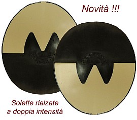 Soletta Rialzata di 3 gradi con inserto in gomma a memoria Meccanica