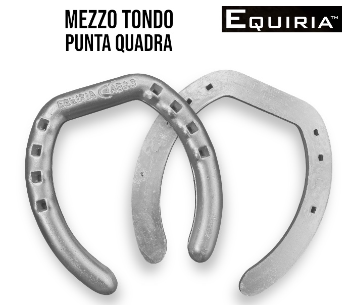 ABQA Trotto Alluminio Mezzo tondo Front