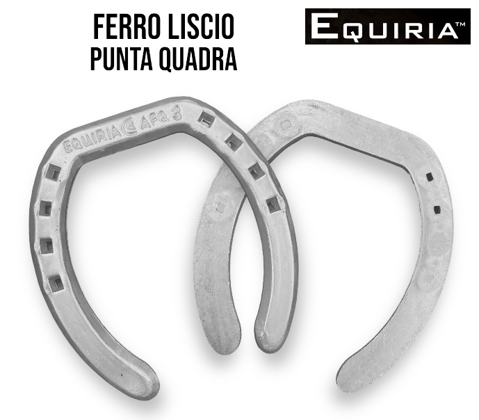 AFQA Trotto Alluminio Punta quadra Liscio