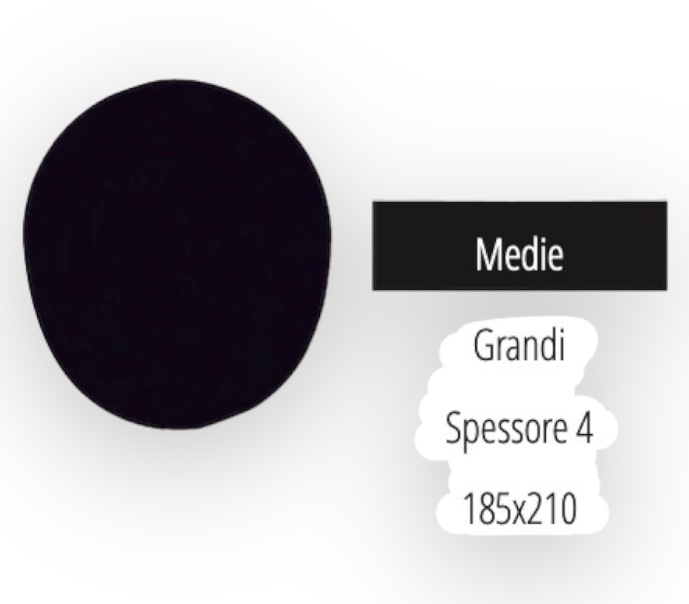 Tecnoplastica Solette intere Grandi Durezza Media