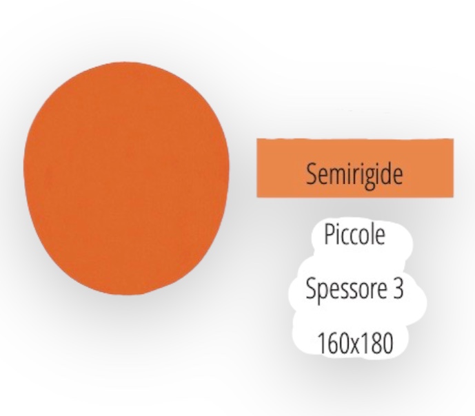 Tecnoplastica Solette intere Piccole Durezza Semirigide