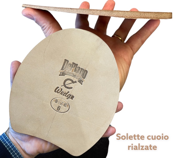 DePlano Solette Cuoio Rialzate