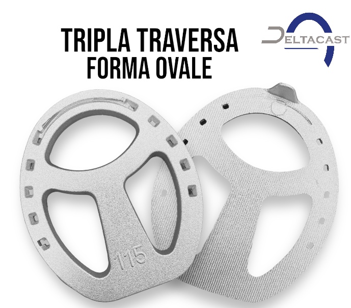 Deltacast STAR SHOES Trotto Pianella Alluminio Forma Ovale