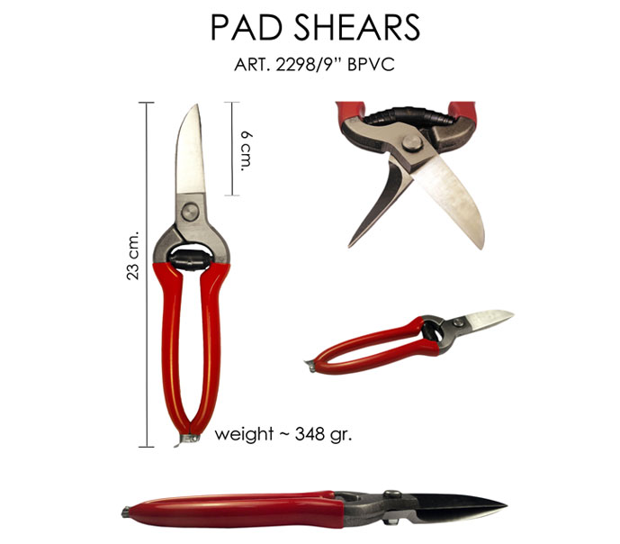 Cesoie da Cuoio Lama Brunita/ Gambo PVC Icar