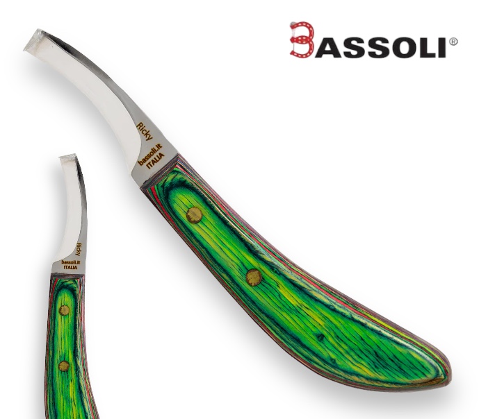 Bassoli Coltello Inglese RICKY Destro Lama Dritta