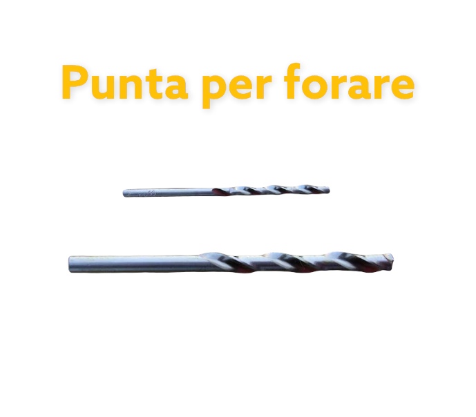 Punta per forare i ferri di cavallo