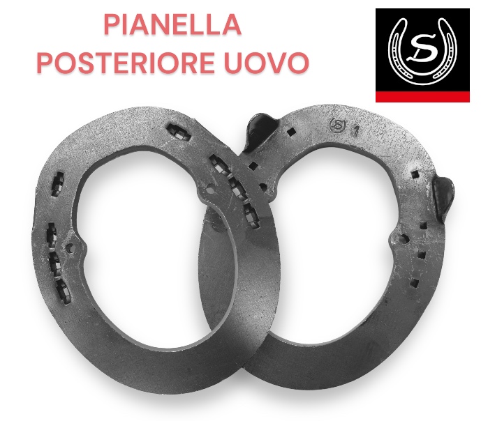 Double S MEBB+2C Pianella Uovo in Ferro Hind due Clip