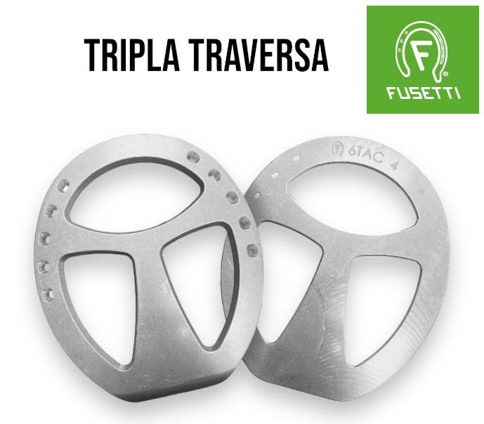 Double S Brand Fusetti 6TAC-COMBI Trotto Pianella Alluminio