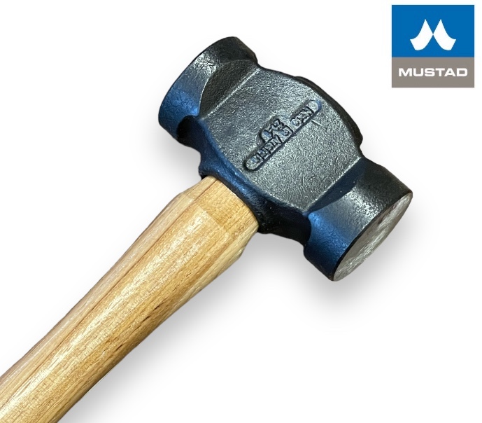 Mustad Martello Maniscalco da forgia teste tonde 800 gr