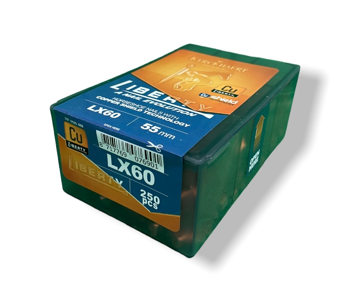 Liberty Chiodi CU Rivestiti in Rame -  LX  pz.250